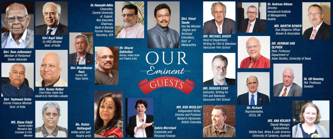 Eminent Guests at KES' Shroff College