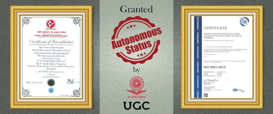 UGC Granted Autonomous Status to KES' Shroff College